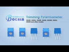 3323 Σειρά 0.5W 1k 2k 5k 10k 20k 50k ohms Ενιαίο γύρισμα Potentiometer Trimmer Cermet