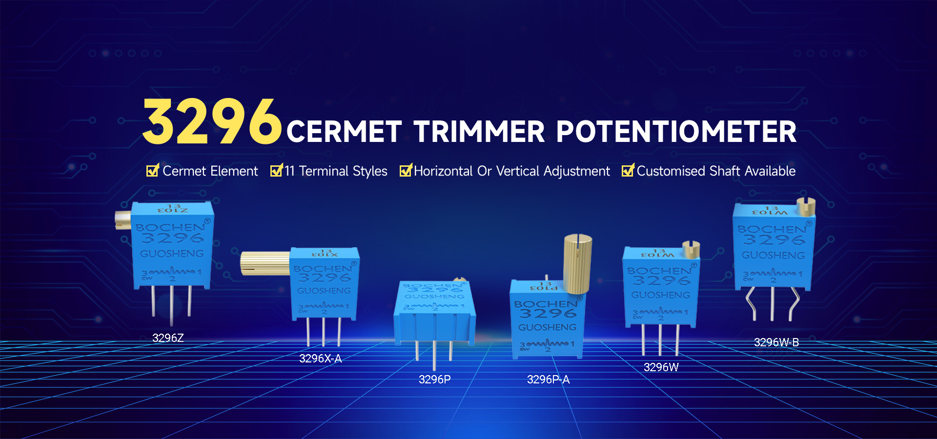 ποιότητας trimmer ποτενσιόμετρο εργοστάσιο