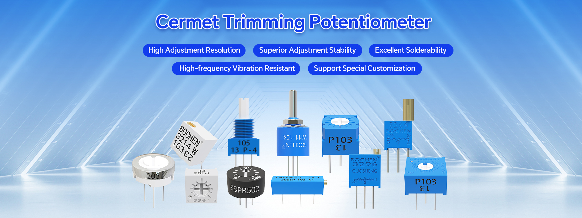 ποιότητας trimmer ποτενσιόμετρο εργοστάσιο