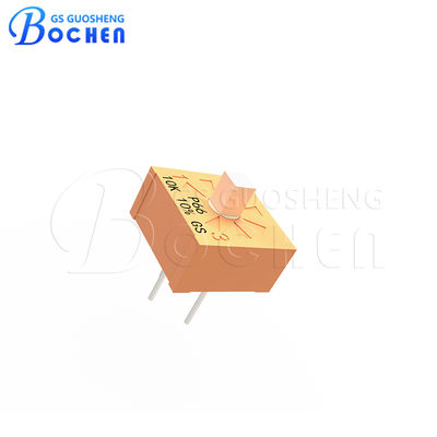 Πλήρως σφραγισμένη μεμονωμένη στροφή Cermet 100k Trimmer 3387P-1 ανώτερη ρύθμιση